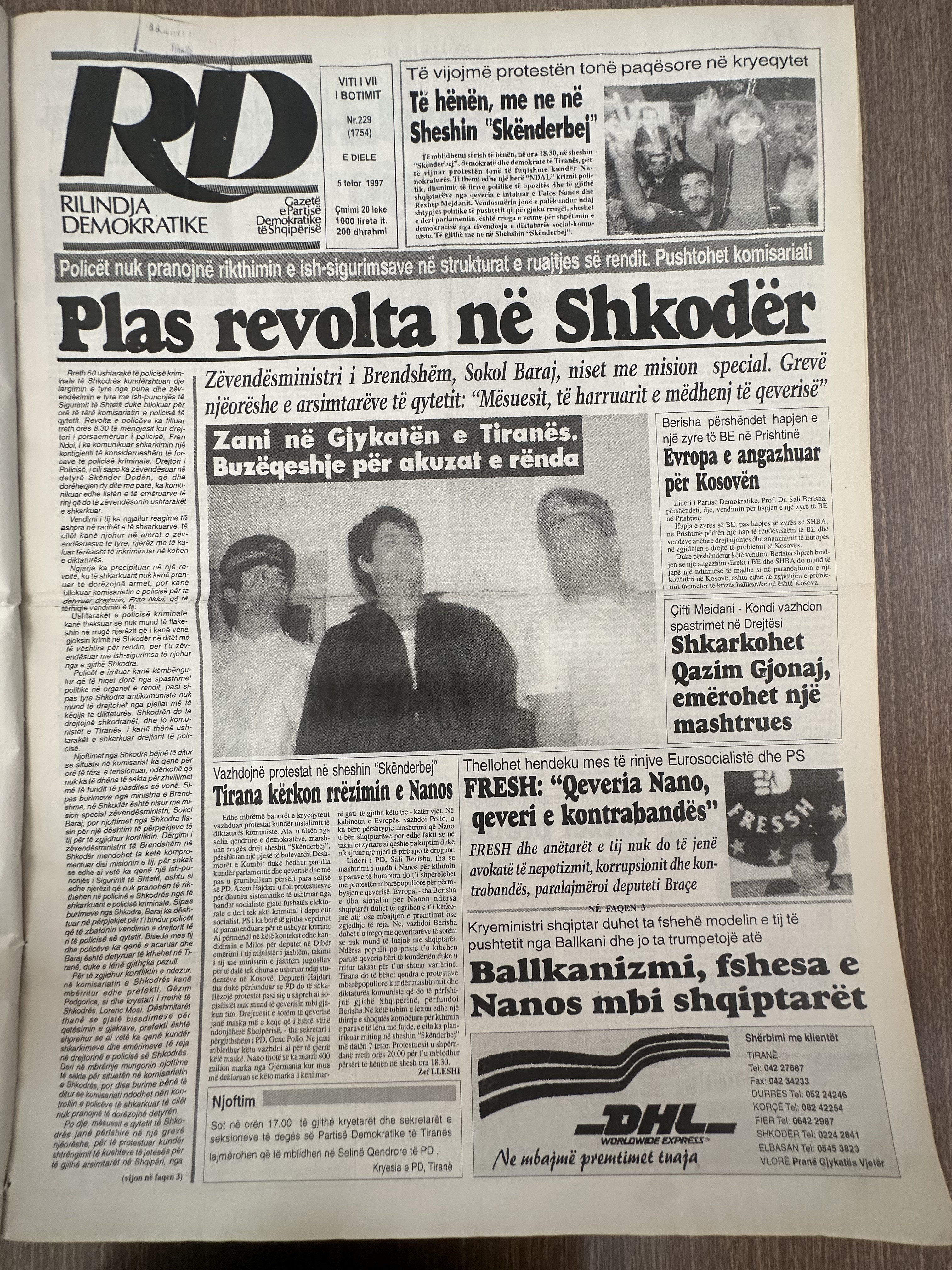 Rilindja Demokratike 1997-10-05